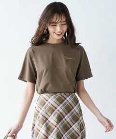 L size ONWARD(大きいサイズ) / エルサイズオンワード カットソー | MINI LOGO TEE effortless Tシャツ