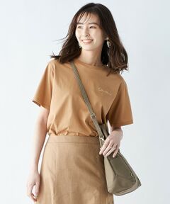 L size ONWARD(大きいサイズ) / エルサイズオンワード カットソー | MINI LOGO TEE effortless Tシャツ