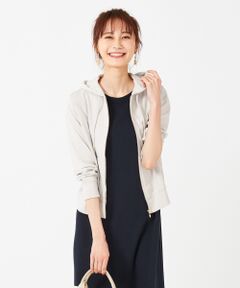 L size ONWARD(大きいサイズ) / エルサイズオンワード パーカー | 【UVケア】ミニ裏毛 パーカー