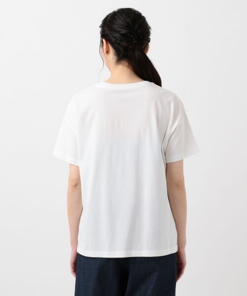 L size ONWARD(大きいサイズ) / エルサイズオンワード Tシャツ | 【L'aube】ロゴ Tシャツ | 詳細5
