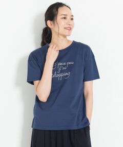 【マガジン掲載】メッセージ エンブロイダリーTシャツ(検索番号G27)