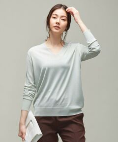 【WEB限定カラーあり】Synthetic Yarn ニット