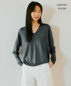 【WEB限定カラーあり】Synthetic Yarn ニット