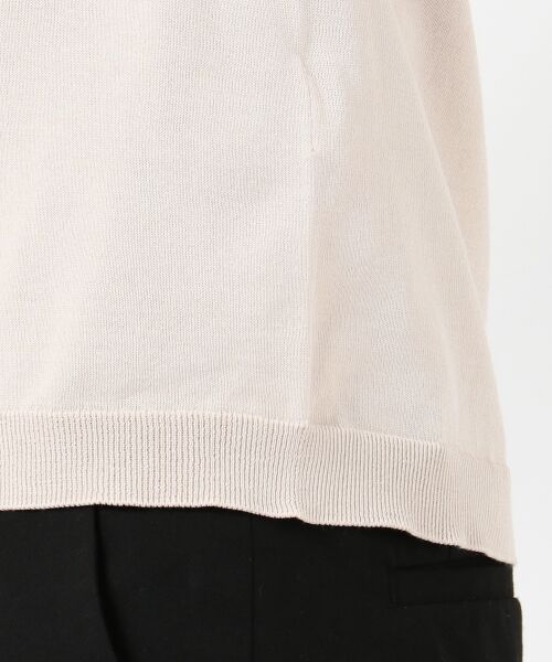 L size ONWARD(大きいサイズ) / エルサイズオンワード ニット・セーター | HiTwist Cotton 半袖ニット | 詳細5