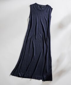 L size ONWARD(大きいサイズ) / エルサイズオンワード ニット・セーター | Linen スリットワンピース