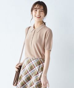 L size ONWARD(大きいサイズ) / エルサイズオンワード ニット・セーター | 【洗える】ニット ポロシャツ