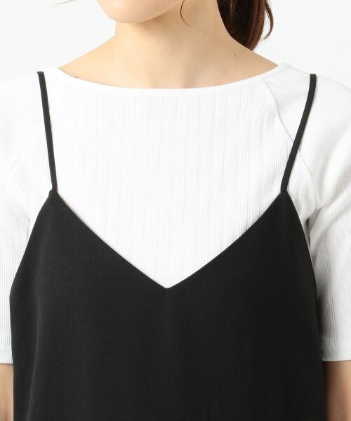 新色登場 洗える リネンライクベーシック キャミワンピース ミニ丈 ひざ丈ワンピース L Size Onward 大きいサイズ エルサイズ オンワード ファッション通販 タカシマヤファッションスクエア