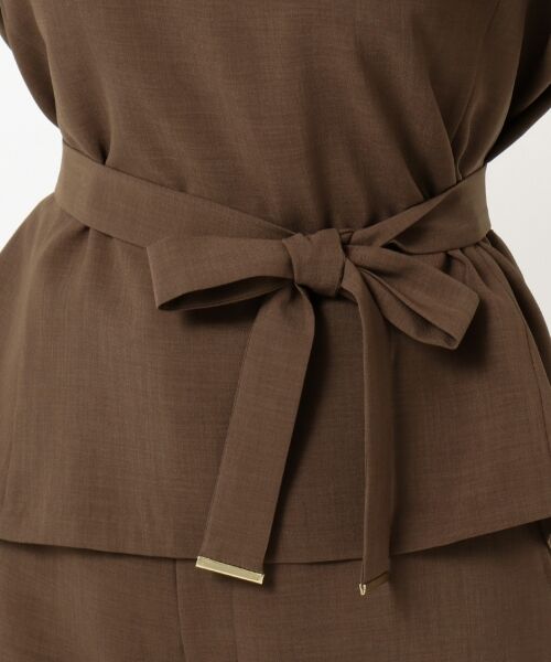 L size ONWARD(大きいサイズ) / エルサイズオンワード トップス | 【接触冷感】マルソースパンボイル ブラウス | 詳細9