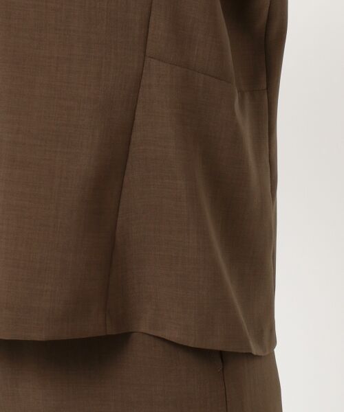 L size ONWARD(大きいサイズ) / エルサイズオンワード トップス | 【接触冷感】マルソースパンボイル ブラウス | 詳細7