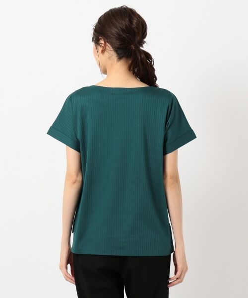 L size ONWARD(大きいサイズ) / エルサイズオンワード Tシャツ | 【日本製】コットンリブフレンチ Tシャツ | 詳細13