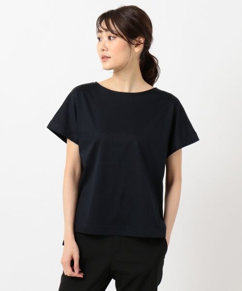 L size ONWARD(大きいサイズ) / エルサイズオンワード Tシャツ | 【日本製】コットンリブフレンチ Tシャツ | 詳細19