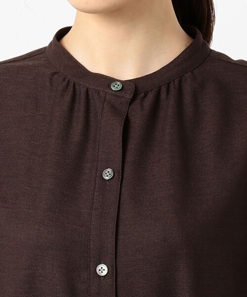 L size ONWARD(大きいサイズ) / エルサイズオンワード ミニ丈・ひざ丈ワンピース | 【洗える】リネンライクオックス ワンピース | 詳細9