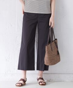 L size ONWARD(大きいサイズ) / エルサイズオンワード その他パンツ | 【洗える】コットンナイロンシルキーローン ワイドパンツ
