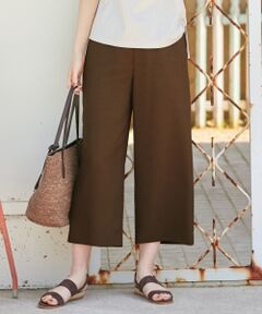 L size ONWARD(大きいサイズ) / エルサイズオンワード その他パンツ | 【接触冷感】マルソースパンボイル ワイドパンツ