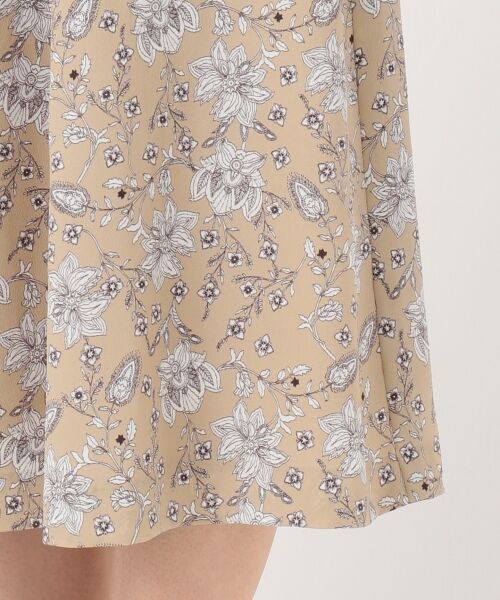 L size ONWARD(大きいサイズ) / エルサイズオンワード ミニ・ひざ丈スカート | 【洗える】ポリエステルデシン更紗プリント スカート | 詳細9