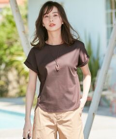 【UVケア・消臭効果・接触冷感】コンパクトコットンスムース 半袖Tシャツ