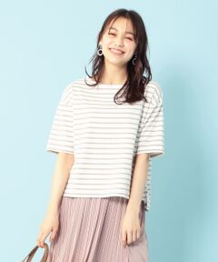 【ecolofriend】ミニロゴボーダー Tシャツ