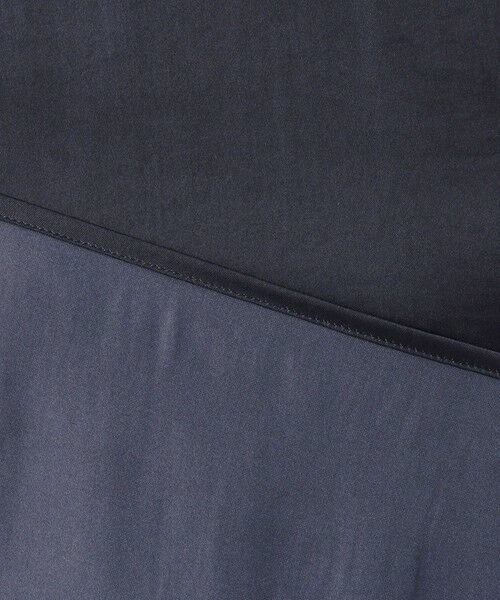 L size ONWARD(大きいサイズ) / エルサイズオンワード カットソー | 【洗える】イージーサテン 異素材コンビカットソー | 詳細15