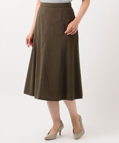 L size ONWARD(大きいサイズ) / エルサイズオンワード ミニ・ひざ丈スカート | 【洗える】ドライタッチツイルストレッチ スカート