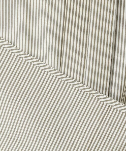 L size ONWARD(大きいサイズ) / エルサイズオンワード トップス | 【洗える】アセテートVisストライプ ブラウス | 詳細10