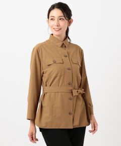 L size ONWARD(大きいサイズ) / エルサイズオンワード トップス | 【洗える】キュプタスドライ ブラウス