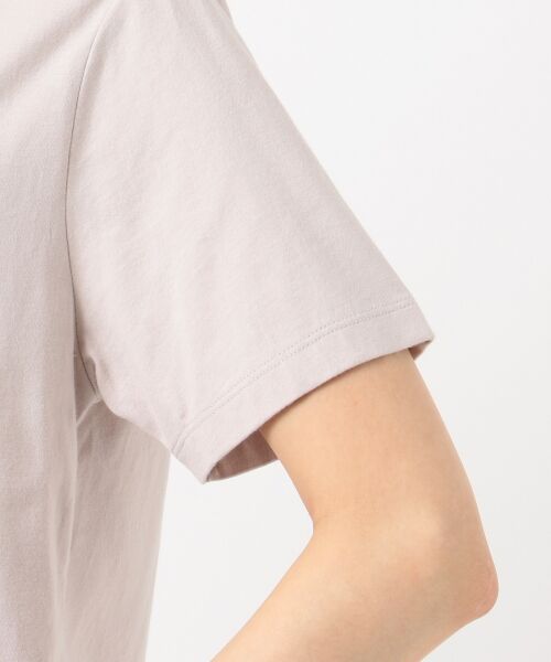 L size ONWARD(大きいサイズ) / エルサイズオンワード Tシャツ | コード刺繍ロゴ Tシャツ | 詳細6