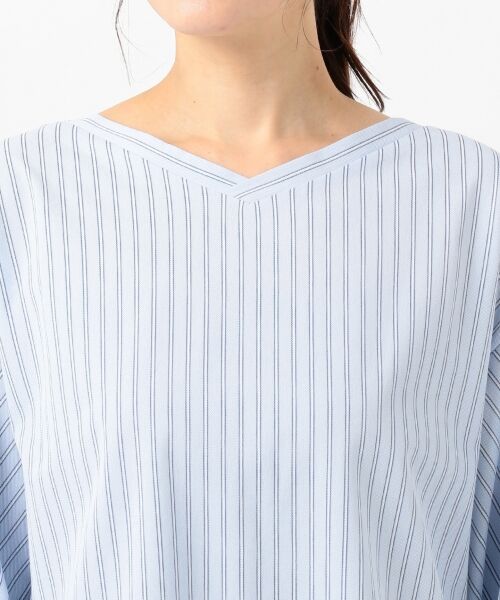 L size ONWARD(大きいサイズ) / エルサイズオンワード Tシャツ | 【接触冷感】NEW TWIST PLAIN JESEY ボリュームスリーブ カットソー | 詳細7