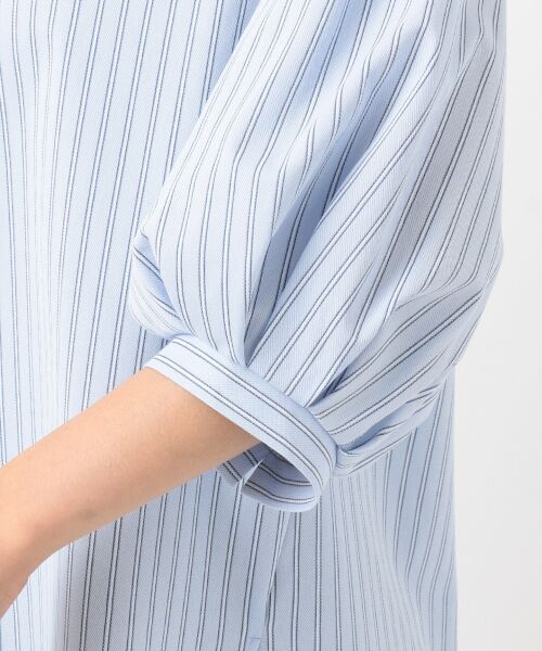 L size ONWARD(大きいサイズ) / エルサイズオンワード Tシャツ | 【接触冷感】NEW TWIST PLAIN JESEY ボリュームスリーブ カットソー | 詳細8