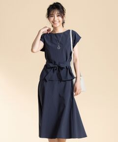 【美人百花8月号掲載】2SET ミニストライプセットアップ ワンピース