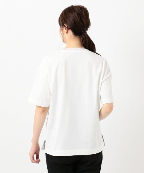 L size ONWARD(大きいサイズ) / エルサイズオンワード Tシャツ | Organic Cotton ロゴカットソー | 詳細3