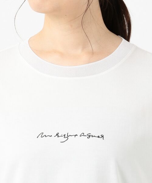 L size ONWARD(大きいサイズ) / エルサイズオンワード Tシャツ | Organic Cotton ロゴカットソー | 詳細4