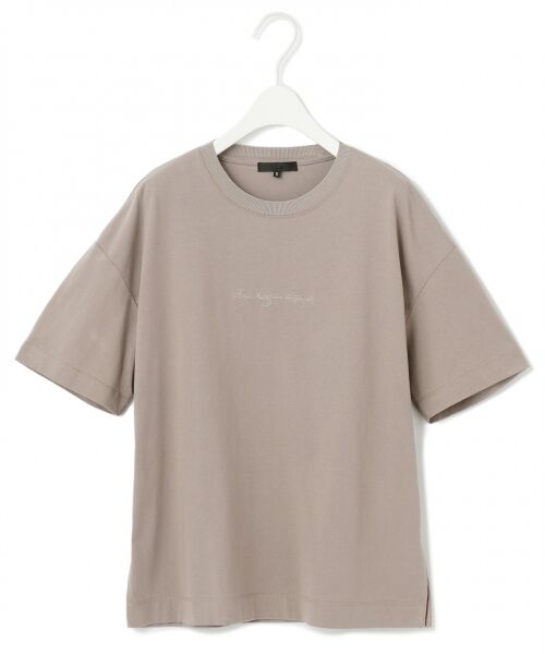 L size ONWARD(大きいサイズ) / エルサイズオンワード Tシャツ | Organic Cotton ロゴカットソー | 詳細11