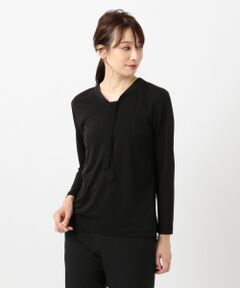 L size ONWARD(大きいサイズ) / エルサイズオンワード トップス | Triacetate Ponte カットソー