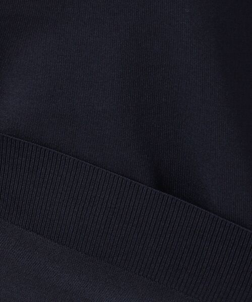 L size ONWARD(大きいサイズ) / エルサイズオンワード ニット・セーター | 【洗える】レーヨンストレッチ 前後切替半袖 ニット | 詳細11