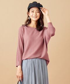 L size ONWARD(大きいサイズ) / エルサイズオンワード ニット・セーター | 【洗える】ハーフスリーブ ドルマンプルオーバー