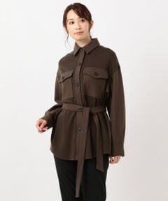 L size ONWARD(大きいサイズ) / エルサイズオンワード その他アウター | 【マガジン掲載】Milled Jersey アウター(番号CG28)