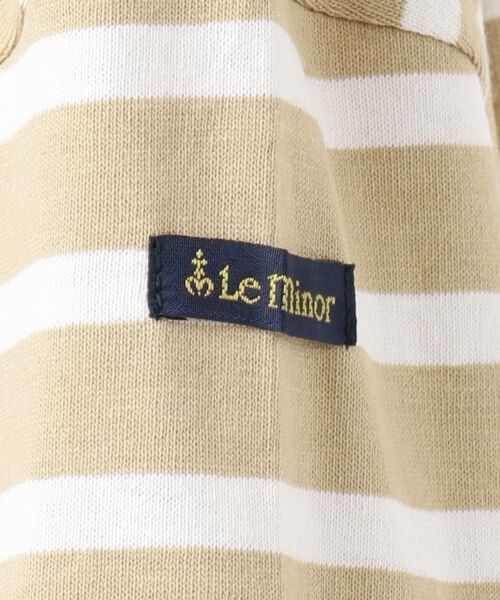 L size ONWARD(大きいサイズ) / エルサイズオンワード Tシャツ | フランス Le minor ボーダー ボックスシルエット カットソー | 詳細8