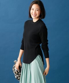L size ONWARD(大きいサイズ) / エルサイズオンワード ニット・セーター | 【WEB・一部店舗限定】Cashmere ワッフルニット