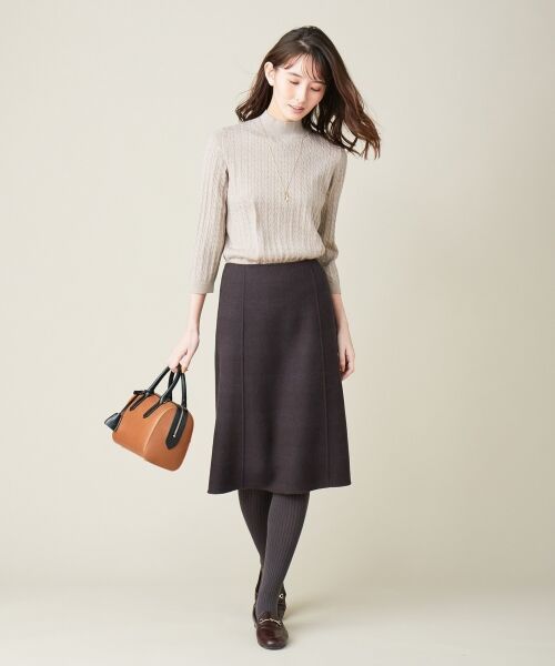 L size ONWARD(大きいサイズ) / エルサイズオンワード ニット・セーター | KNIT BASIC ニット | 詳細1