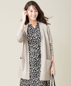 L size ONWARD(大きいサイズ) / エルサイズオンワード カーディガン・ボレロ | 【洗える】KNIT BASIC カーディガン