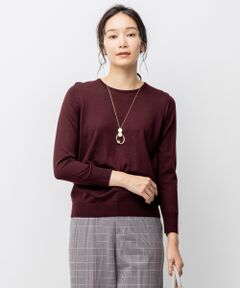 【Sサイズ有】WORSTED WOOL ニットプルオーバー