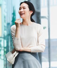 L size ONWARD(大きいサイズ) / エルサイズオンワード ニット・セーター | 【Sサイズ有】WORSTED WOOL ニットプルオーバー