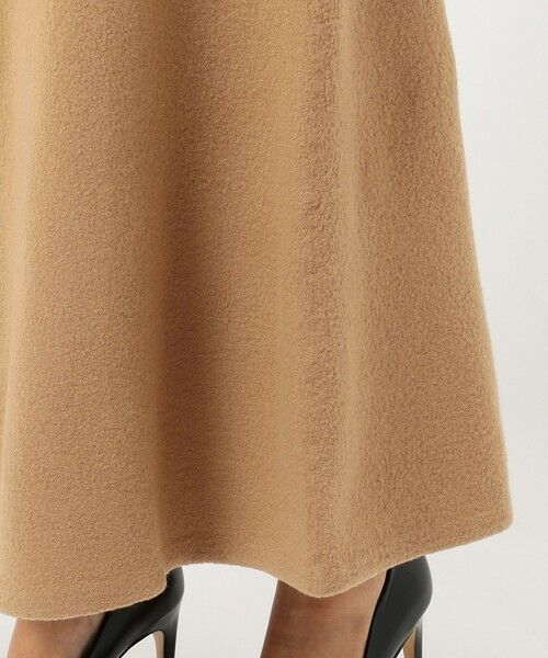 L size ONWARD(大きいサイズ) / エルサイズオンワード ミニ・ひざ丈スカート | Milled Wool スカート | 詳細9