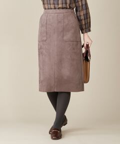 L size ONWARD(大きいサイズ) / エルサイズオンワード ミニ・ひざ丈スカート | 【洗える】ウェードダンボール スカート