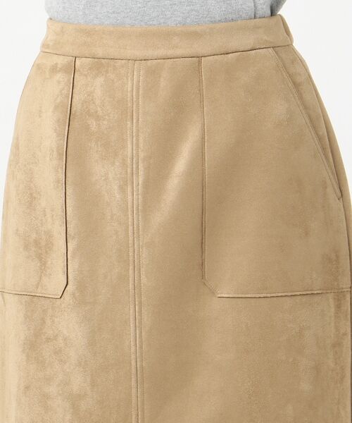 L size ONWARD(大きいサイズ) / エルサイズオンワード ミニ・ひざ丈スカート | 【洗える】ウェードダンボール スカート | 詳細13