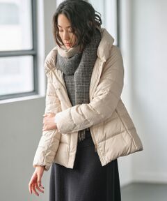 L size ONWARD(大きいサイズ) / エルサイズオンワード ダウンジャケット・ベスト | 【洗える】BRIGHT SATIN ショート丈ダウン