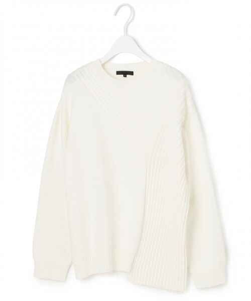 L size ONWARD(大きいサイズ) / エルサイズオンワード ニット・セーター | 【洗える】BlockingWool プルオーバーニット | 詳細4