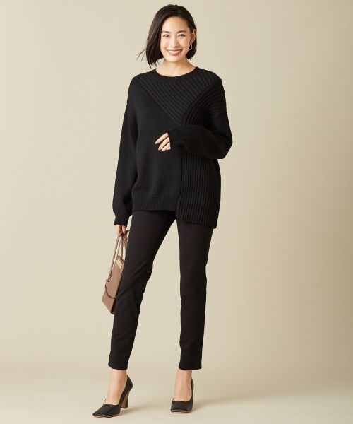 L size ONWARD(大きいサイズ) / エルサイズオンワード ニット・セーター | 【洗える】BlockingWool プルオーバーニット | 詳細5