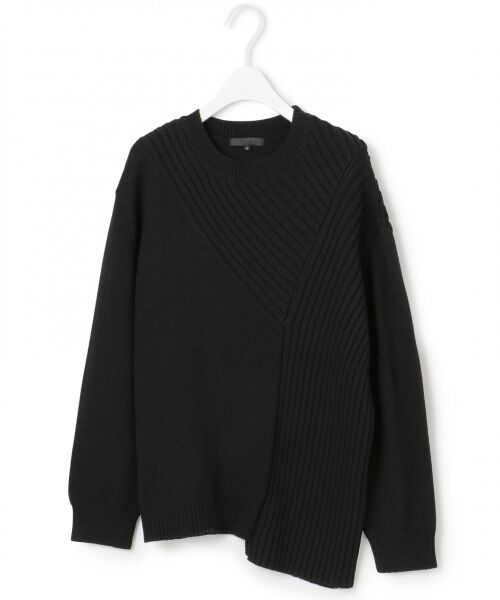 L size ONWARD(大きいサイズ) / エルサイズオンワード ニット・セーター | 【洗える】BlockingWool プルオーバーニット | 詳細6