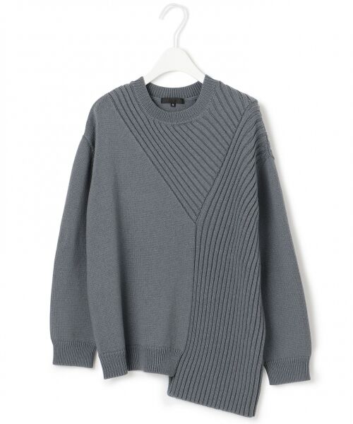 L size ONWARD(大きいサイズ) / エルサイズオンワード ニット・セーター | 【洗える】BlockingWool プルオーバーニット | 詳細14